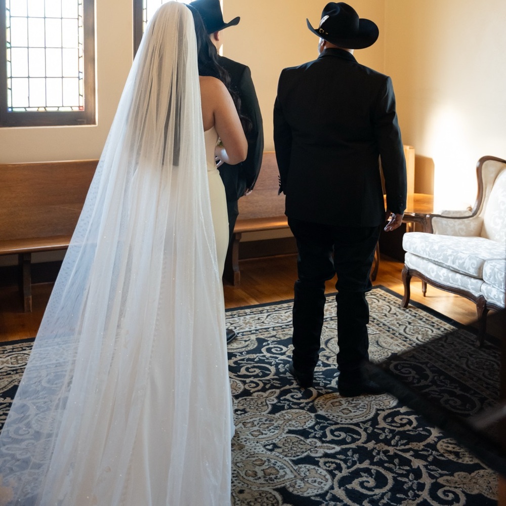 Elegant White Wedding Veil